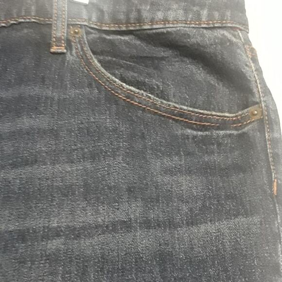 NWT Womens Sz 24W Boyfriend Raw Hem Relaxed Comfort Stretch Waist Band Jeans - Picture 8 of 8